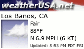 Click for Forecast for Los Banos, California from weatherUSA.net